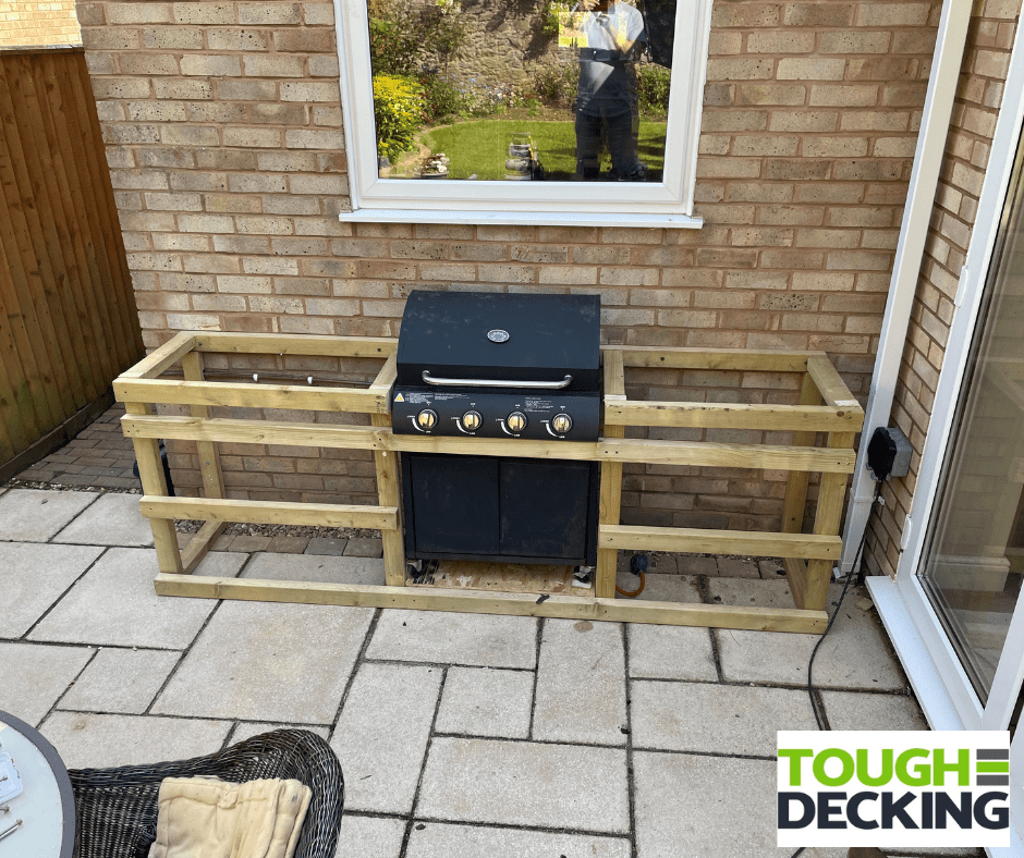 Unique Composite Decking Installation BBQ